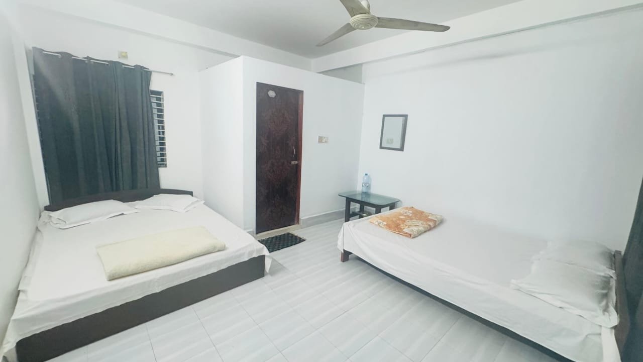 Shahjalal Resort Saint Martin, room 107, Two beds, ceiling fan